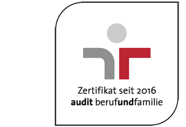 Logo Zertifikat audit Beruf und Famile - Zur Seite „Beruf & Ehrenamt“