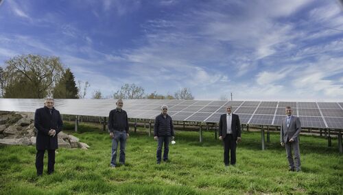 Solarpark in Laufenselden eingeweiht