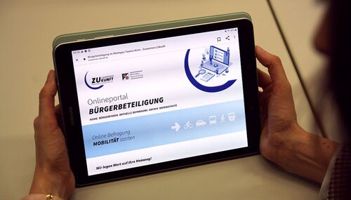 Das Bürgerbeteiligungsportal unter www.zusammen-zukunft.de ist freigeschaltet und für Internet-Nutzer erreichbar.