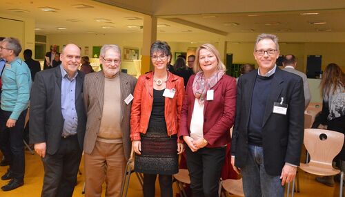 v.l.n.r.: Dietmar Lipfert, Christoph Burgdorf, Mattina Nemnich, Liane Schmidt und Martin Glaub.